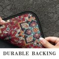 thumbnail image 6 of Red Boho Ethnic Geometric Pattern Door Rugs,Washable Non Slip Door Mats Indoor,Decorative Door Mats,Entry Mat Indoor for Entrance,Bedroom,Kitchen,Bathroom,30"x17", 6 of 6