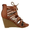 Women's Rampage, Kandu High Heel Wedge Sandal