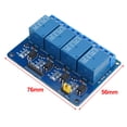 thumbnail image 4 of 4-way Channel Relay Module with Optocoupler, In Stock, 24V-reliable, 4 of 11