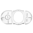 thumbnail image 3 of Etiqueta engomada del botón de la consola, panel multimedia de la consola de 6 piezas Ajuste del botón de la consola Ajuste interior del coche Funcionamiento suave, 3 of 10