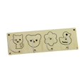 thumbnail image 2 of Piezas de tablero sensorial, juguetes educativos, material didáctico duradero y bonito, Material de tablero ocupado para actividades, guardería, , animales Baoblaze Material de tablero ocupado, 2 of 8