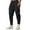 Black, variant on Dagegui Men's Sweatpants Tapered Jogger Active Training Pants Big and Tall Elastic Waist Sweatpant Slim Fit Fall Running Workout Pant Trousers Black 4XL