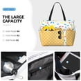 thumbnail image 3 of Xecao White Ice Cream for versatile beach bag for women includes zipper pockets and waterproof material, ideal for vacations and adventures., 3 of 7