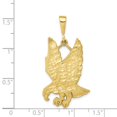 thumbnail image 3 of 10k Solid Diamond-cut Eagle Charm in 10k Yellow Gold, 3 of 3