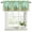 Blue, variant on St. Patrick's Day Curtain Valances for Windows, Kitchen Valance Window Treatments Panel 2 Pack, Gnomes Shamrock Clovers Blue Stripes Rod Pocket Short Curtains for Bathroom Bedroom 54 x 18 Inch