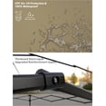thumbnail image 4 of Luku 10x10 FT Easy Pop Up Canopy Tent, One Person Instant Set-up, UPF 50+ Waterproof Portable Shelter with Roller Bag, Stakes, Ropes & Sandbags for Patio, Backyard, Outdoor Events, 4 of 8