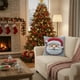 thumbnail image 5 of Fundas de almohada navideñas de 45x45 cm (17,7x17,7 pulgadas), fundas decorativas con tela suave y cremallera oculta para decoración del hogar. Funda de almohada de algodón., 5 of 7