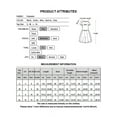 thumbnail image 2 of Enwejyy Womens Elegant Fashion Long Sleeve Square Neck Solid Spliced Slim Bodycon Dress, 2 of 4