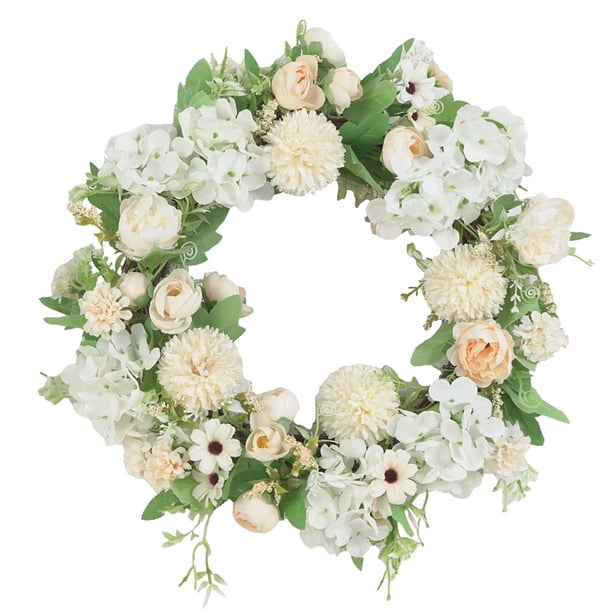Injueey Guirnalda de flores artificiales puerta pared colgante simulación decoración hogar boda flor guirnaldas tres 40cm Injueey HA9082-03B