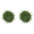thumbnail image 1 of 2 Pcs Faux Napperons en Cèdre Ronds Napperons de Noël pour Table d'Hiver, Décoration de Table Festive, 1 of 5