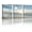 Sunrise, variant on Sunrise on the Sea Canvas Wall Art - Clear Sky White Cloud and Beach Picture Prints - Seagull Seascape Wall Poster for Living Room,Bedroom,Office,12x16inch,3 Panels
