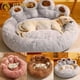 thumbnail image 2 of ERHUES Sofá De La Pata Del Oso Para Mascotas , Forma Cálidos Sofás Para Perros , Multifunción De Felpa Lindo Cómodo Cesta Cama Cachorro, 2 of 4