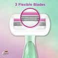 thumbnail image 4 of BIC Soleil Sensitive 3 Blade Women's Razor, Pack of 3 Disposable Razors, 4 of 13