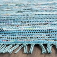 thumbnail image 3 of Safavieh Rag 2' X 3' Hand Woven Cotton Rug in Turquoise, 3 of 3