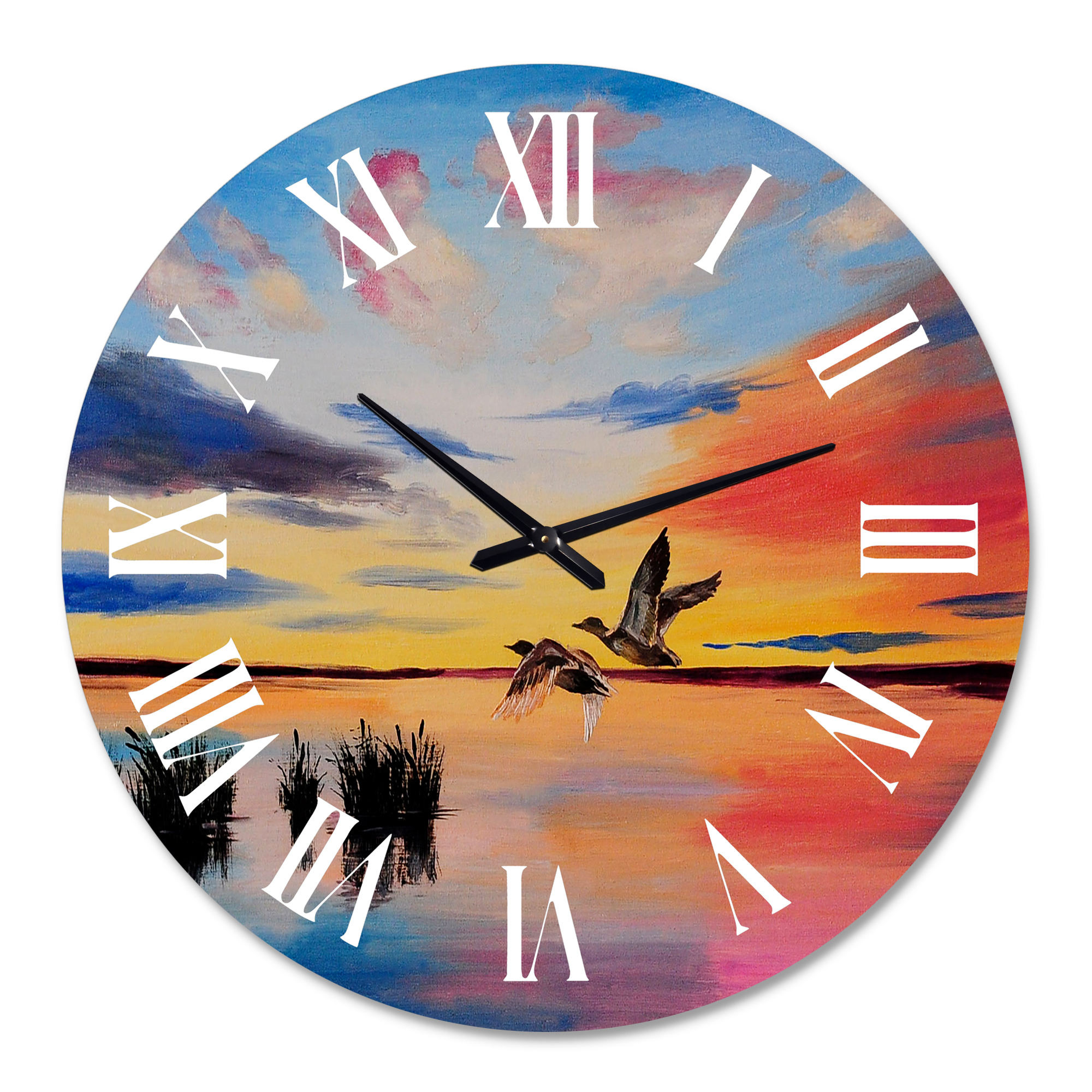 Designart 1 in Coastal Wall Clock