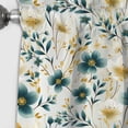 thumbnail image 2 of Designart "Minimalist Floral Whispers In Dreamy Garden" Floral Blackout Curtain Single Panel, 2 of 4