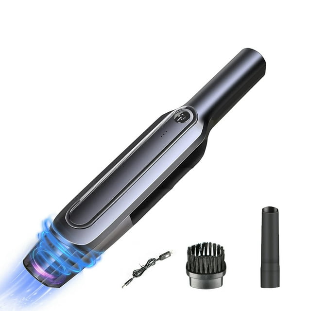 Mini aspiradora portátil, aspiradora inalámbrica de mano, limpieza portátil con carga rápida USB, para pelo de mascotas, sofá, fondo de cama, automóvil