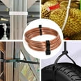 thumbnail image 3 of UYGDUY-White Zip Ties Heavy Duty 20 Inch Outdoor, 250lb Extra Large Cable Tie Wraps Long Plastic Wire Ties Wide Clear Big Strong Thick Zipties 40 Pack, 3 of 4