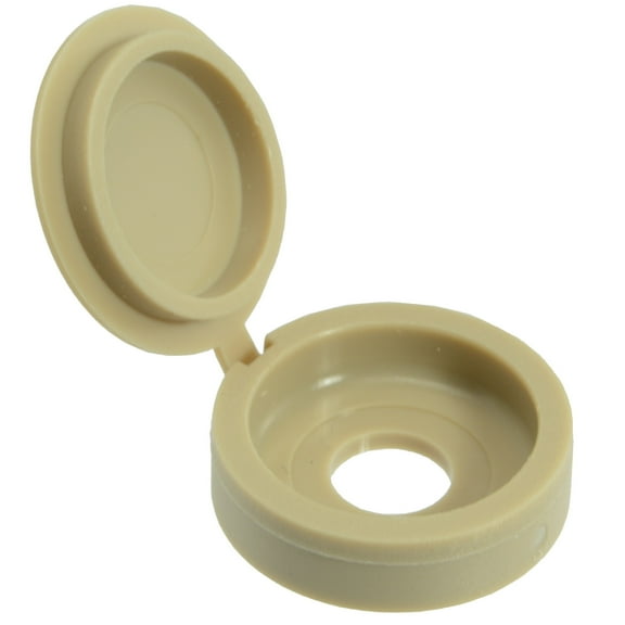 #8 to #10 Beige Nylon Plastic Screw Covers