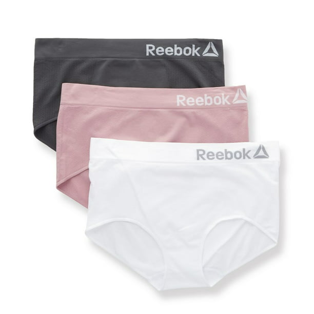 Reebok - Reebok Women's Plus Seamless Brief Panties, 3-Pack - Walmart ...