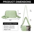 thumbnail image 3 of Bolso Telena Crossbody Puffer Verde Aqua 23x4x15 cm, 3 of 5