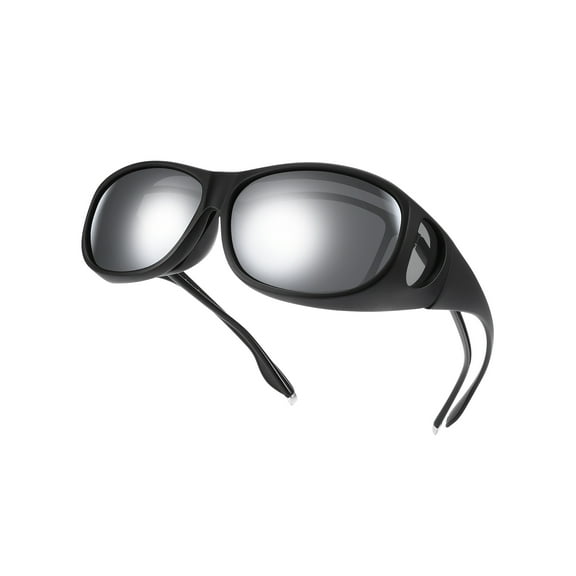 TINHAO Fit Over Wrap Sunglasses Polarized Wear Over Eyeglasses 100% UV Protection for Men and Women
