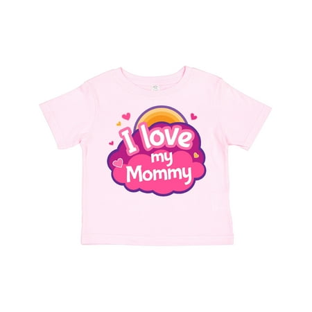 

Inktastic I Love My Mommy Girls Gift Toddler Toddler Girl T-Shirt