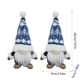 thumbnail image 3 of Adorno Navideño Xihbxyly Muñeco Enano Azul Sin Rostro Copo de Nieve Decoración Navideña, 3 of 6