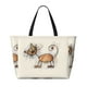 thumbnail image 2 of Fotbe Brown Cat Cartoon Bolsa de Viaje para Playa - Resistente al Agua, Bolsa Tote de Gran Capacidad y Ligera con 7 Bolsillos para Mujeres y Hombres, 2 of 7