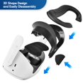 thumbnail image 3 of Soporte de interfaz facial VR con cubierta facial de espuma para Oculus Quest 2, 3 of 7