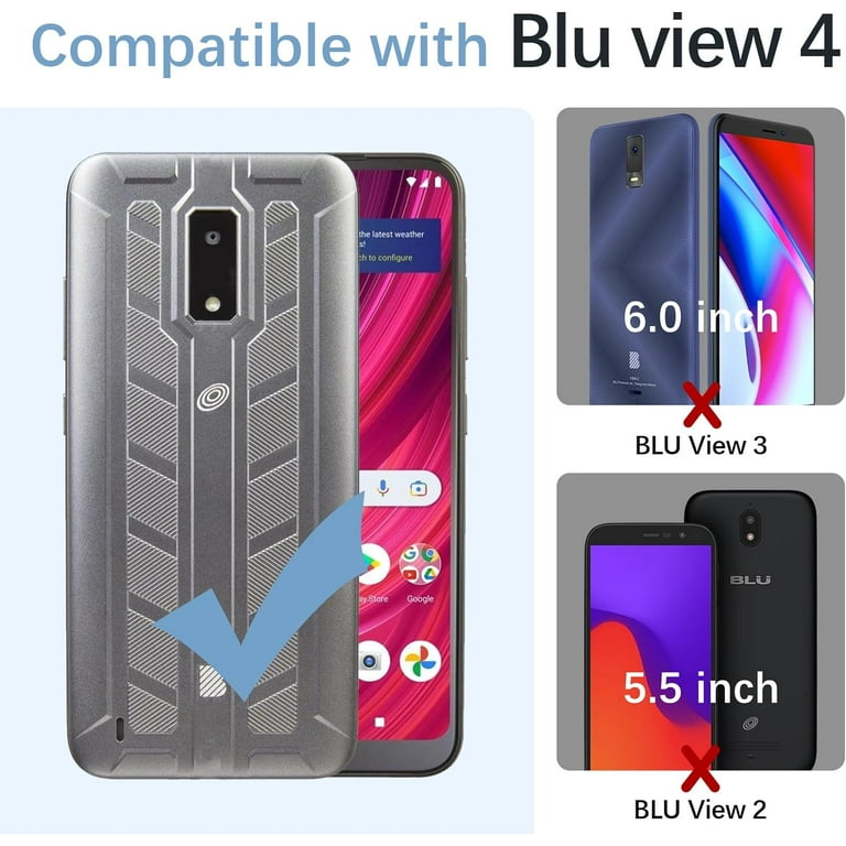 nancheng for BLU View 4 Phone Case, for BLU View 2 (B135DL) 2023 Case Girls Women - Rose Butterfly nancheng for BLU View 4 Phone Case, for BLU View 2 (B135DL) 2023 Case Girls Women - Rose Butterfly