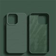 thumbnail image 1 of Luxury Liquid Silicone Cases For iPhone 16 Pro Max Bumper Shockproof Case For Apple iPhone 16 Plus Soft Cover Phone Accessories Dark Green For iPhone 16, 1 of 6