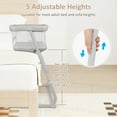 thumbnail image 6 of INFANS Baby Bedside Bassinet, Over-Bed Baby Bassinet with Adjustable Height, Safe Close Sleeping, Storage, Lowering Wall for Easy Access, Newborn Girls Boys Aged 6-18 Months, 6 of 8