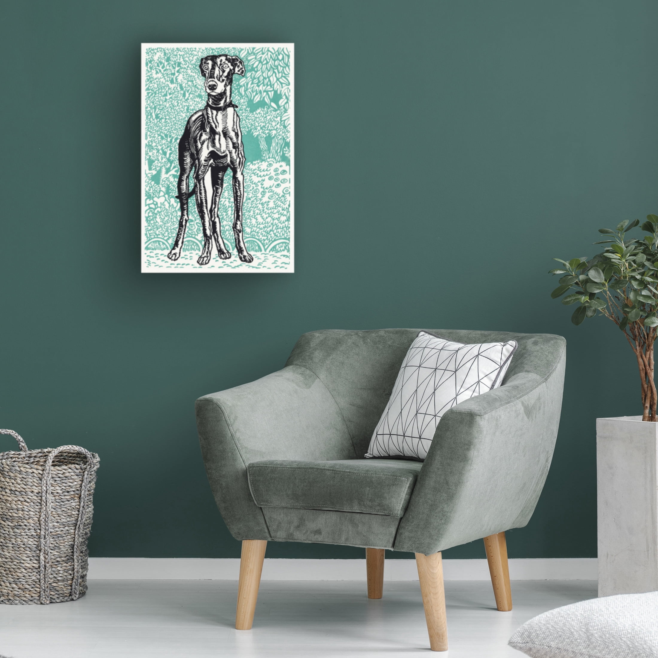 Trademark Fine Art Moriz Jung Jung's Dogs II Canvas Wall Art