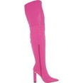 thumbnail image 3 of Steve Madden Womens Russo Faux Leather Tall Thigh-High Boots, 3 of 3