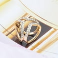 thumbnail image 7 of SmartBy Fashion Women Tri-circle Scarf Buckle Brooch Ring Shawl Clip Jewelry Accessories, 7 of 7