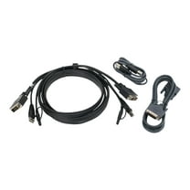 IOGEAR 10 ft. Dual View DVI USB KVM Cable Kit with Audio TAA