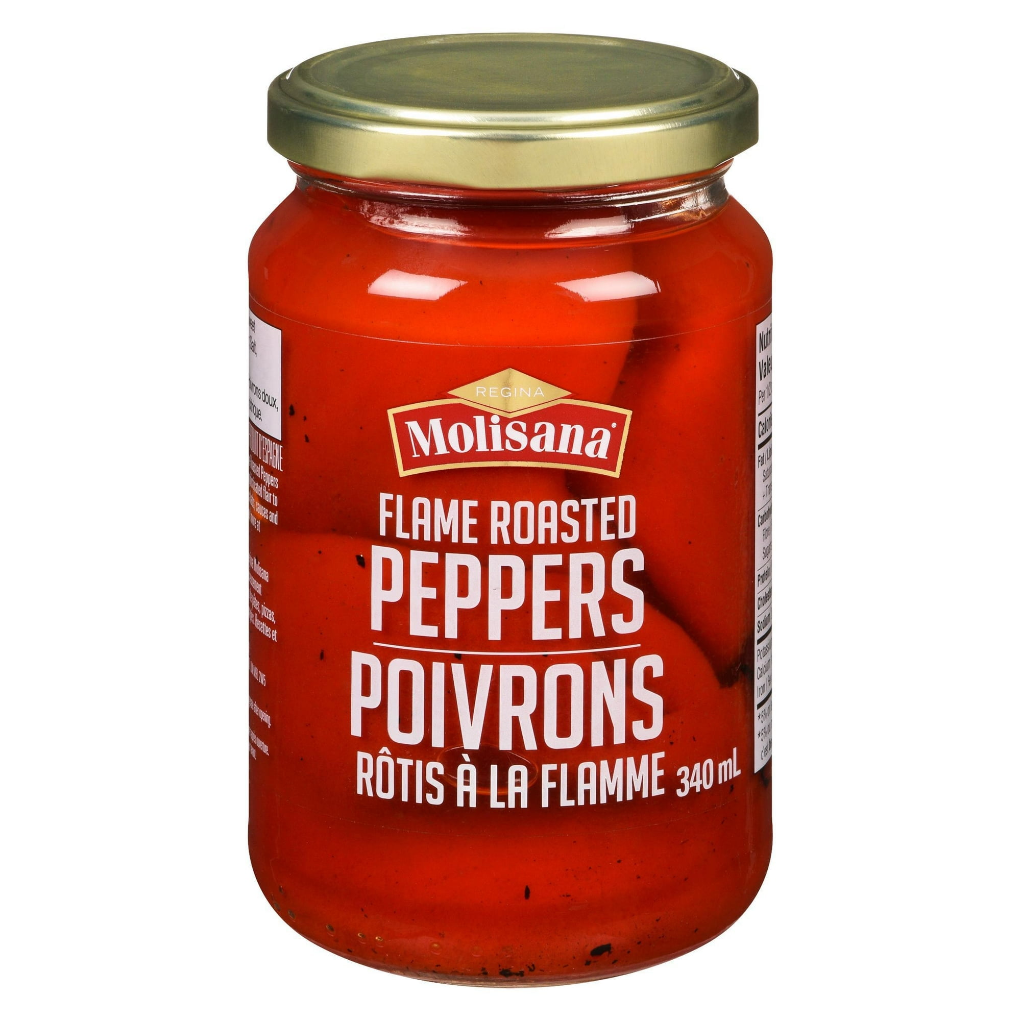 Regina Molisana Flame Roasted Sweet Red Peppers, 340ml