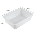 thumbnail image 4 of 32 Liter Large Bus Tubs, Commercial Plastic Bus Pans Set of 4, White, 4 of 14