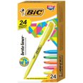 thumbnail image 1 of BIC Brite Liner Highlighters, Chisel Tip, 24-Count Box of Highlighters Assorted Colours, 1 of 5