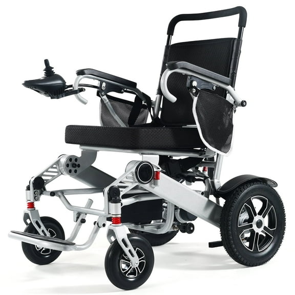 50 Miles Long Travel Range, Electric Wheelchair for Adults Intelligent Power Wheelchairs Lightweight Foldable All Terrain Motorized Wheelchair for Seniors Compact Portable Airline Approved
