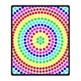 thumbnail image 2 of RYLABLUE Dots Blanket Fleece Throw Blanket for Sofa or Bed 58x80 inches, 2 of 3