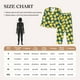 thumbnail image 4 of Balery Lemon Conjunto de Pijama con Estampado para Mujer, Conjunto de Dos Piezas con Manga Larga, Ropa de Dormir Suave con Bolsillos, Pijamas Cómodos-Small, 4 of 7