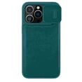 thumbnail image 3 of Nalacover Wallet Case for iPhone 15 6.1" with Camera Lens Sliding Cover Card Slots Holder, Premium PU Leather Shockproof Lens Protection Flip Folio Case for iPhone 15, Green, 3 of 11