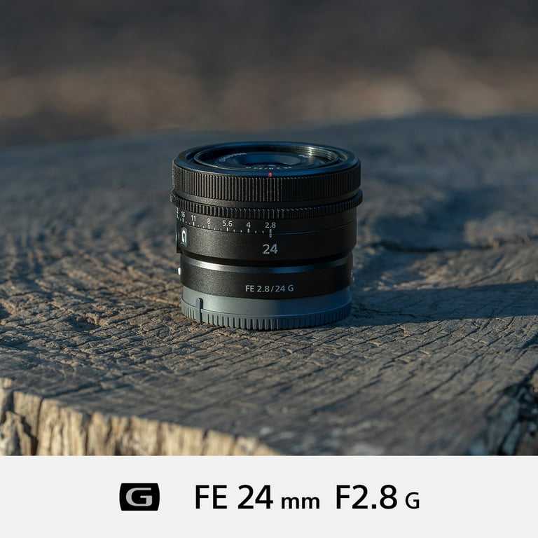 Sony FE 24mm F2.8 G Full Frame Ultra Compact Wide Angle G Lens for E-Mount  SEL24F28G