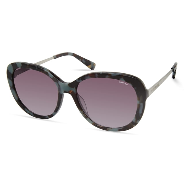 Kenneth Cole Gafas de Sol de Ojo de Gato para Mujer 56mm Havana