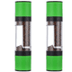 thumbnail image 1 of 1. 【Molinillo de sal y pimienta 2 en 1】 El molinillo Mixoo 2 en 1 combina el molinillo de pimienta y el molinillo de sal en un recipiente, permite moler dos tipos de especias, de gruesas a finas, en, 1 of 5