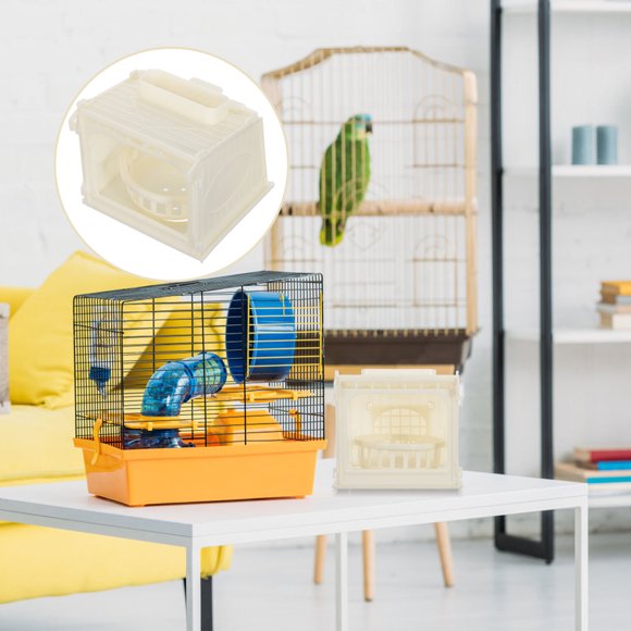 WASHWEPE Nido Plástico Ventilado Para Periquitos Y Agapornis Ideal Para Reproducir En Jaulas