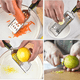 thumbnail image 4 of Rallador de mano con mango, pelador de verduras para cocina, 4 of 5
