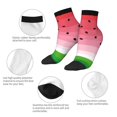 thumbnail image 5 of Pofeuu Watermelon Print 30cm Socks, Adult Running Hiking Socks for Youth and Adult, 5 of 7